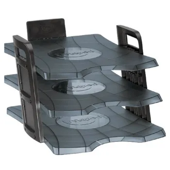 Charola Maped 3154147550144 - Apilable - 26.5 x 30.5 cm - Gris Humo - 3154147550144