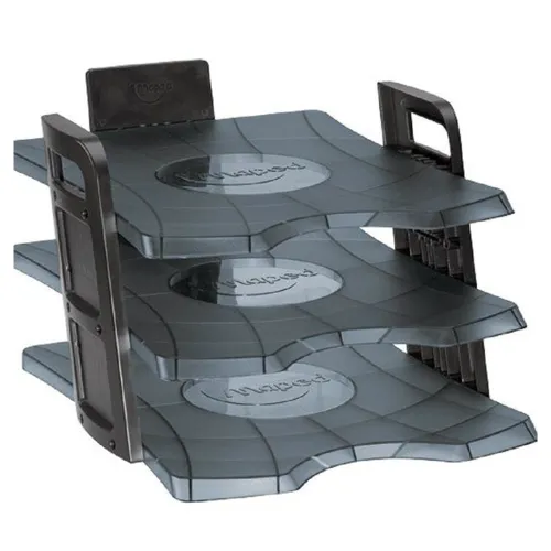 Charola Maped 3154147550144 - Apilable - 26.5 x 30.5 cm - Gris Humo - 3154147550144