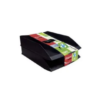 Charola Maped 3154147552100 - Plástico - 25 x 37 cm - Negro - 3154147552100