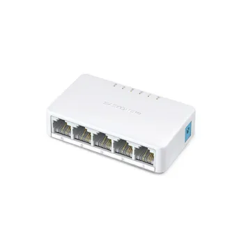 Mini Switch MERCUSYS MS105 - 5 Puertos - Fast Ethernet - No Gestionado - Blanco - MS105