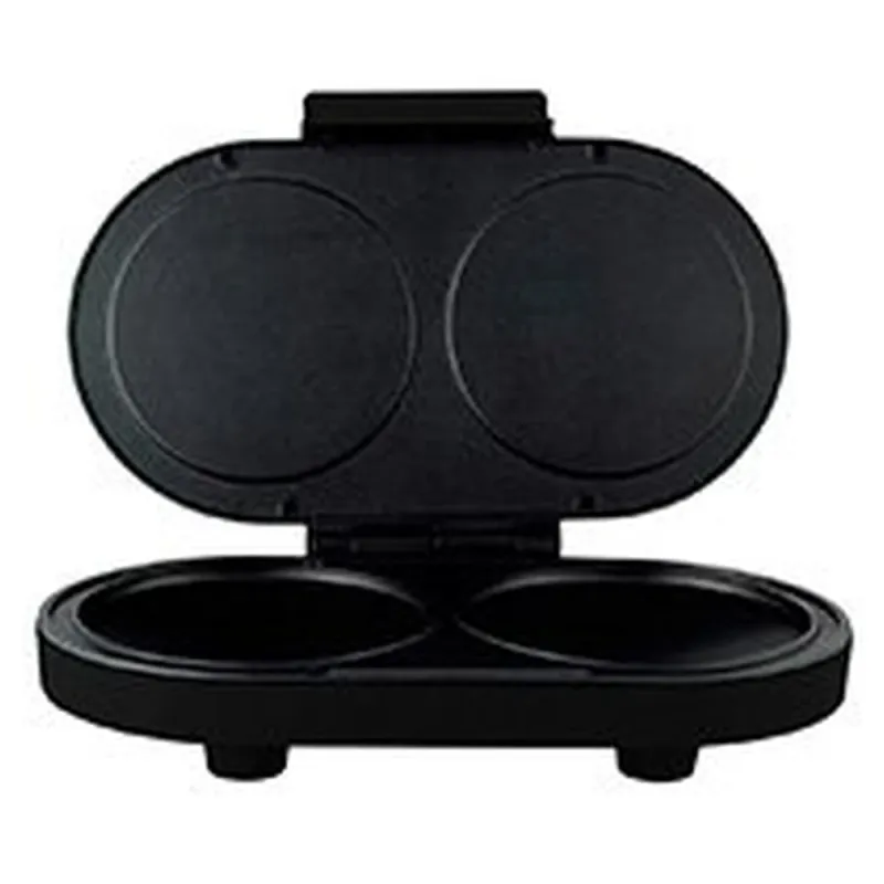 Parrilla MIRATI HOME MBP01N - 1000W - Doble Parrilla - para Hot Cakes - Negro - MBP01N