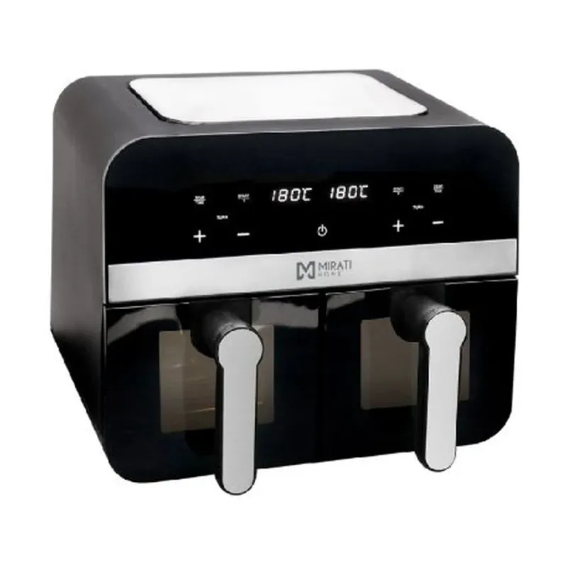 Freidora de Aire MIRATI HOME MFA13 - 2 Cestas de 4.5L Cada Una - 1700W - MFA13