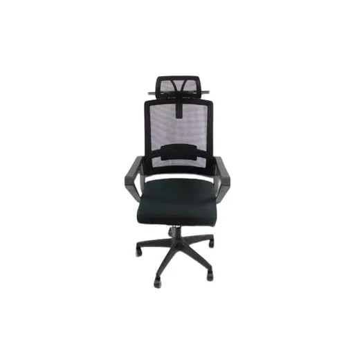 Silla Modamob IRIS - 5 Ruedas - Respaldo y Cabecera de Malla - Reposa Brazos - Piston de Altura - MC231