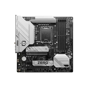 Tarjeta Madre MSI B760M PROJECT ZERO - Socket 1700 - 4xDDR5 - 4800/6600/7800MHz - HDMI - DisplayPort - USB 2.0/3.2 - Micro ATX - B760M PROJECT ZERO