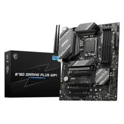 Tarjeta Madre MSI B760 GAMING PLUS WIFI - Socket 1700 - 4x DDR5 - 4800/5600/6800+(OC)MHz - HDMI - DisplayPort - USB 2.0/3.2 - ATX - B760 GAMING PLUS WIFI Tarjeta Madre MSI B760 GAMING PLUS WIFI - Socket 1700 - 4x DDR5 - 4800/5600/6800+(OC)MHz - HDMI - DisplayPort - USB 2.0/3.2 - ATX - B760 GAMING PLUS WIFI