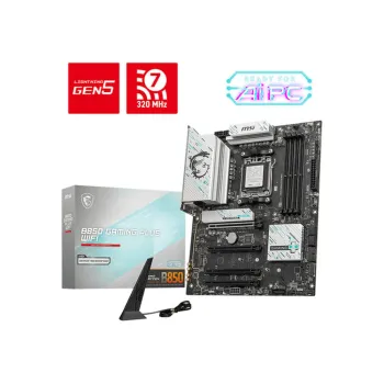 Tarjeta Madre MSI B850 GAMING PLUS WIFI - Socket AM5 - 4xDDR5 - 4800/5600/8200 MHz - DisplayPort - ATX - B850 GAMING PLUS WIFI