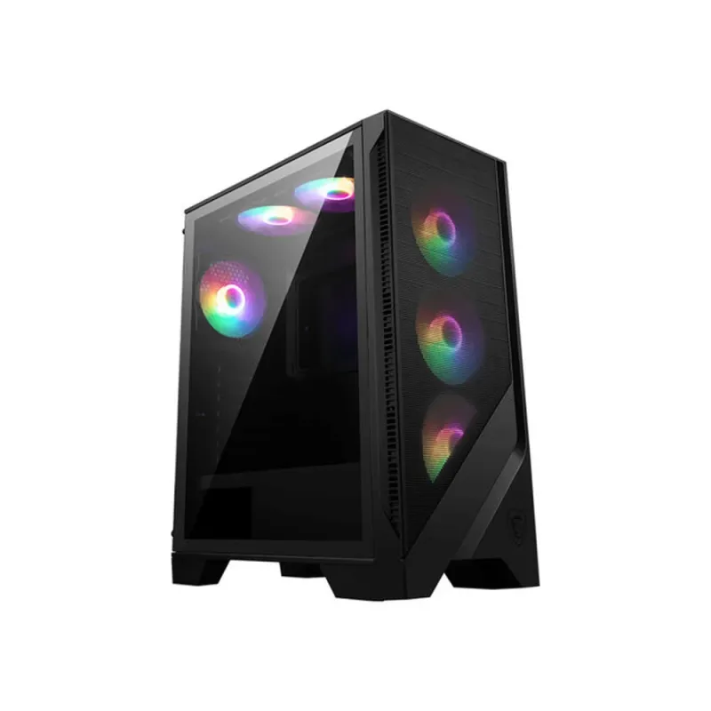 Gabinete Gamer MSI MAG Forge 120A Airflow - Media Torre - ATX/Micro-ATX/Mini-ITX - Panel Lateral - Negro - MAG FORGE 120A AIRFLOW