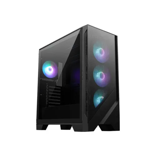 Gabinete Gamer MSI MAG FORGE 321R AIRFLOW - Media Torre - ATX/Micro ATX/Mini-ITX - 4 Ventiladores - Panel Lateral - Negro - MAG FORGE 321R AIRFLOW Gabinete Gamer MSI MAG FORGE 321R AIRFLOW - Media Torre - ATX/Micro ATX/Mini-ITX - 4 Ventiladores - Panel Lateral - Negro - MAG FORGE 321R AIRFLOW