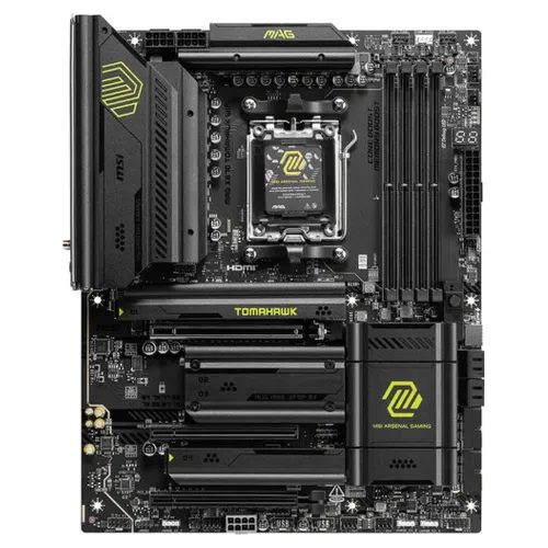 Tarjeta Madre MSI MAG X870 TOMAHAWK WIFI - Socket AM5 - 4xDDR5 - 4800/6800(OC)/8400+(OC) MHz - HDMI - ATX - MAG X870 TOMAHAWK WIFI Tarjeta Madre MSI MAG X870 TOMAHAWK WIFI - Socket AM5 - 4xDDR5 - 4800/6800(OC)/8400+(OC) MHz - HDMI - ATX - MAG X870 TOMAHAWK WIFI