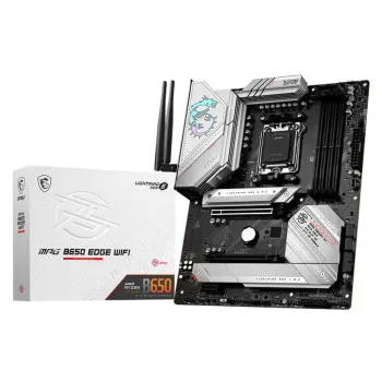 Tarjeta Madre MSI MPG B650 EDGE WIFI - Socket AM5 - 4x DDR5 - 4800/5000/7800+(OC)MHz - HDMI - DisplayPort - USB 2.0/3.2 - ATX - MPG B650 EDGE WIFI