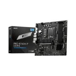 Tarjeta Madre MSI PRO B760M-P DDR4 - Socket 1700 - 4x DDR4 - 2133/3200/4800(OC)MHz - HDMI - DisplayPort - VGA - USB 2.0/3.2 - Micro ATX - PRO B760M-P DDR4 Tarjeta Madre MSI PRO B760M-P DDR4 - Socket 1700 - 4x DDR4 - 2133/3200/4800(OC)MHz - HDMI - DisplayPort - VGA - USB 2.0/3.2 - Micro ATX - PRO B760M-P DDR4