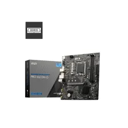 Tarjeta Madre MSI PRO H610M-G - Socket 1700 - 2xDDR5 - 5600MHz - HDMI - DisplayPort - VGA - M.2 - USB 2.0/3.2 - Micro ATX - PRO H610M-G Tarjeta Madre MSI PRO H610M-G - Socket 1700 - 2xDDR5 - 5600MHz - HDMI - DisplayPort - VGA - M.2 - USB 2.0/3.2 - Micro ATX - PRO H610M-G