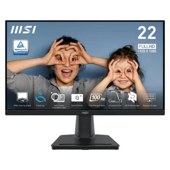 Monitor MSI PRO MP225V - 21.45" - Full HD - HDMI - VGA - PRO MP225V