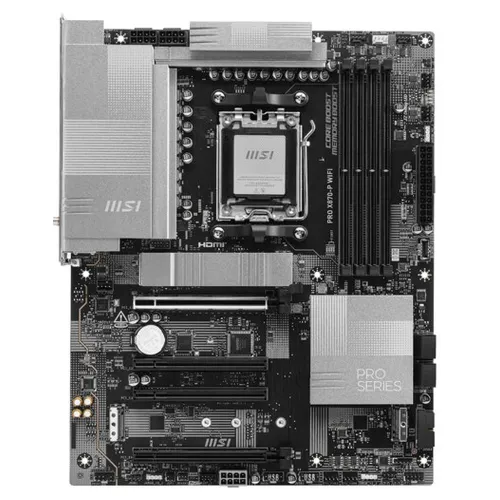 Tarjeta Madre MSI PRO X870-P WIFI - Socket AM5 - 4xDDR5 - 4800/6800(OC)/8200+(OC) MHz - HDMI - M.2 - ATX - PRO X870-P WIFI Tarjeta Madre MSI PRO X870-P WIFI - Socket AM5 - 4xDDR5 - 4800/6800(OC)/8200+(OC) MHz - HDMI - M.2 - ATX - PRO X870-P WIFI