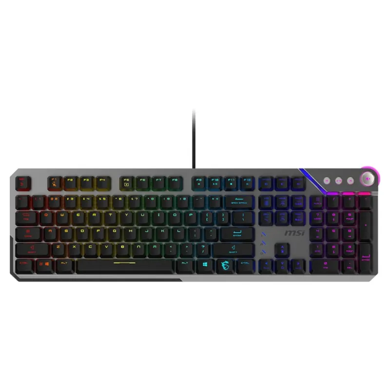 Teclado Gamer MSI STRIKE 600 - Alámbrico - RGB - STRIKE 600