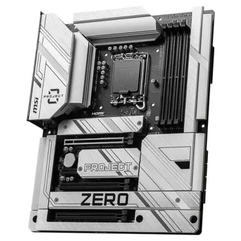 Tarjeta Madre MSI Z790 PROJECT ZERO - Socket 1700 - 4x DDR5 - 4800/5800(OC)/7200+(OC) - HDMI - DisplayPort - USB 2.0 - ATX - Z790 PROJECT ZERO