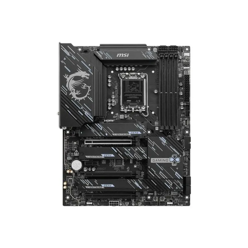 Tarjeta Madre MSI Z890 GAMING PLUS WIFI - Socket LGA 1851 - 4x DDR5 - 4800/6400(OC)/9200(OC) MHz - HDMI - DisplayPort - USB 2.0 - ATX - Z890 GAMING PLUS WI