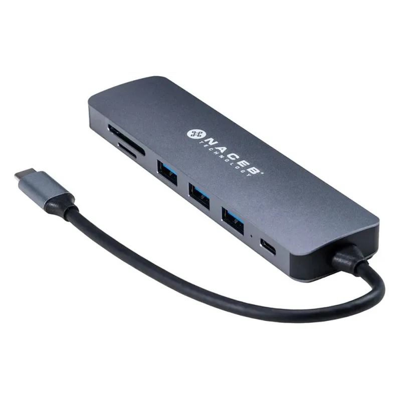 Docking Station Naceb NA-0127 - HDMI/USB/SD - NA-0127