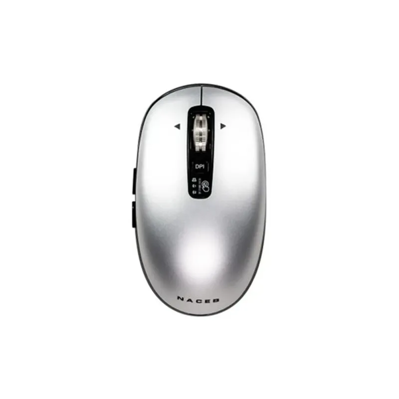 Mouse Naceb Infinity Elemental LS1 - Inalámbrico - USB - 6 Botones - Gris - NA-0131G