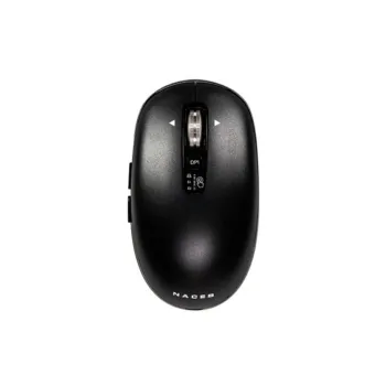 Mouse Naceb Infinity Elemental LS1 - Inalámbrico - USB - 6 Botones - Negro - NA-0131N