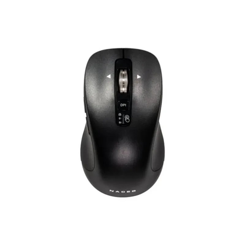 Mouse Naceb Infinity Essencial ES1 - Inalámbrico - USB - 6 Botones - Negro - NA-0132