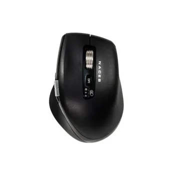 Mouse Naceb Infinity Confort CS1 - Inalámbrico - USB - 6 Botones - Negro - NA-0133