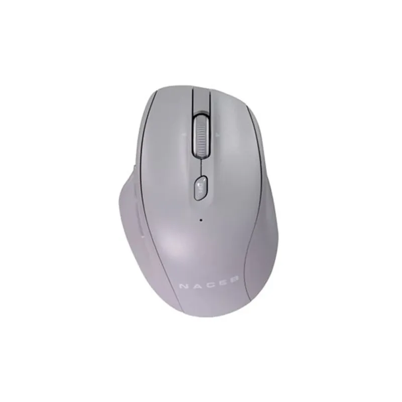 Mouse Naceb NA-0139 - Inalámbrico - USB - 5 Botones - Gris - NA-0139G