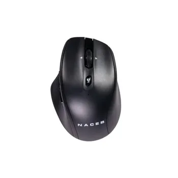 Mouse Naceb NA-0139 - Inalámbrico - USB - 5 Botones - Negro - NA-0139N