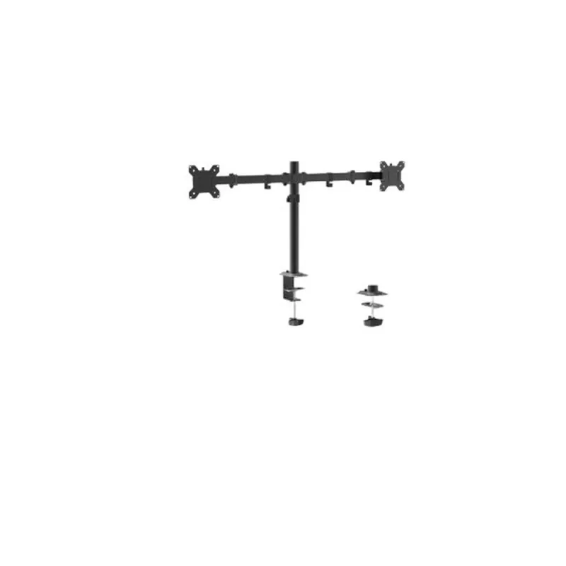 Soporte Naceb NA-0211 - Para 2 Monitores - Negro - NA-0211