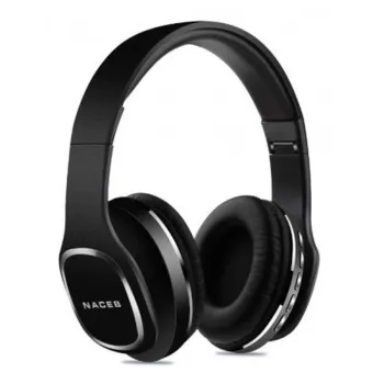 Audífonos Naceb Cetus Na 0307N Micrófono Radio Am / Fm Bluetooth Plegables Negro - NA-0307N
