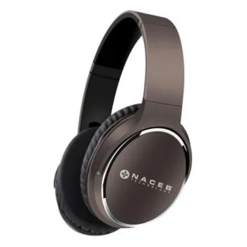 Audífonos Naceb Fornax NA-0308C - Micrófono - Bluetooth - Radio AM / FM - Plegables - Café - NA-0308C