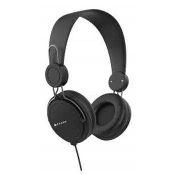 Audífonos Naceb Air Alámbrico 3.5Mm Micrófono 1.2Mts Negro - NA-0313N