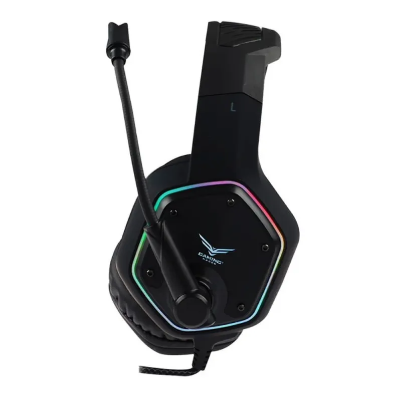 Diadema Gamer Naceb Technology Naja - Alámbrico - Micrófono - RGB  - NA-0315