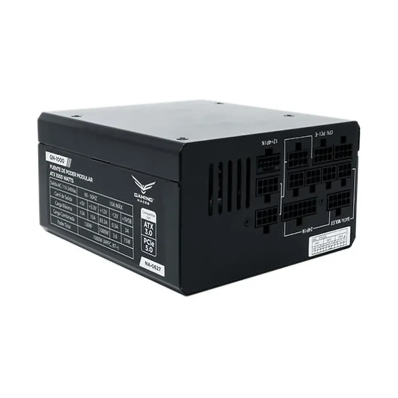 Fuente de Poder Naceb NA-0627 - 1000W - ATX - 24 Pines - 3 SATA - NA-0627