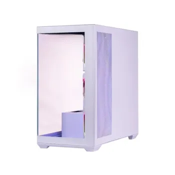 Gabinete Gamer Naceb Nebula - Media Torre - ATX/Micro-ATX - Panel Lateral - Blanco - NA-0637B