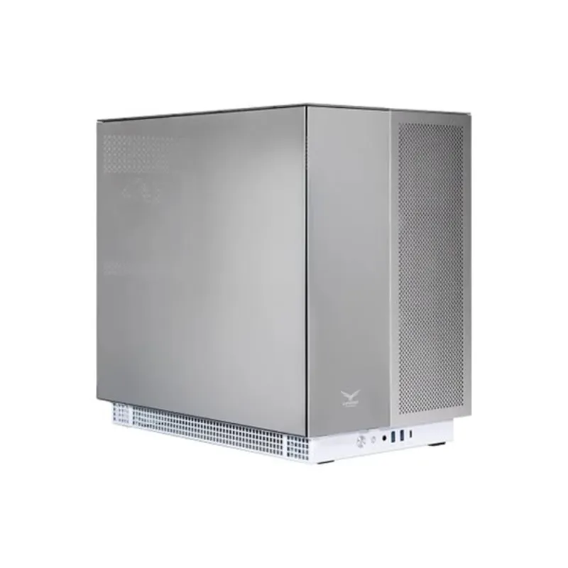 Gabinete Gamer Naceb Aether - Mini Torre - Micro ATX - Panel Lateral - Blanco - NA-0640