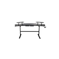 Escritorio Gamer Naceb NA-0648 - Fibra de Carbono - 174x61cm - Negro - NA-0648