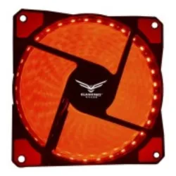 Ventilador Naceb NA-0919 33 LED - 12V - 1200 RPM - Rojo - NA-0919R