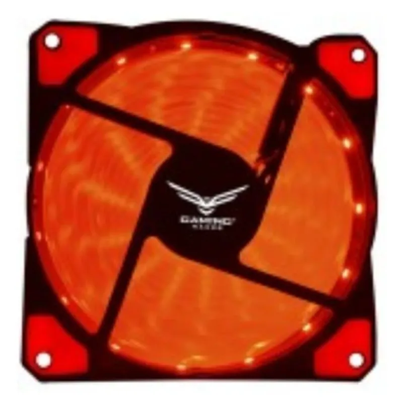 Ventilador Naceb NA-0920 15 LED - 12V - 1200 RPM - Rojo - NA-0920R