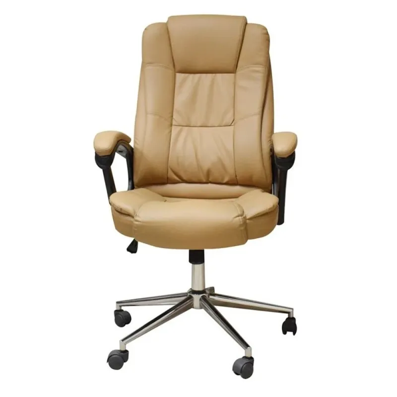 Silla de Oficina Naceb NA-0930C - Reclinable 45° - Hasta 120kg - Café  - NA-0930C