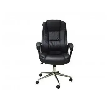 Silla de Oficina Naceb NA-0930N - Reclinable 45° - Hasta 120kg - Negro  - NA-0930N