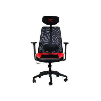 Silla Gamer Naceb X-one - Soporta 140kg - Negro con Rojo - NA-09S4R