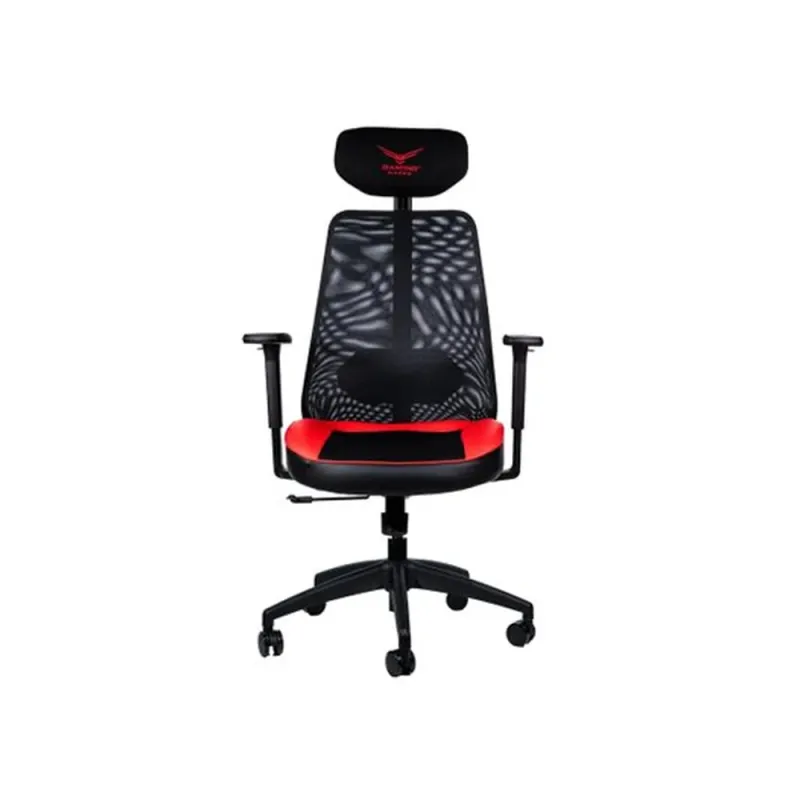 Silla Gamer Naceb X-one - Soporta 140kg - Negro con Rojo - NA-09S4R