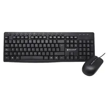 Kit de Teclado y Mouse Naceb NA-112N - Alámbrico - USB - Negro - NA-112N