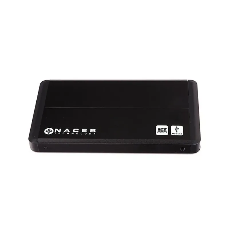 Gabinete Naceb - 2.5" - USB 2.0 - SATA - HDD - Negro - NA-280