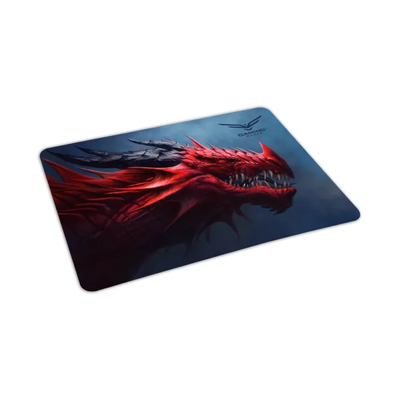Mouse Pad Gamer Naceb Technology DragoX - 316x240mm - Azul con Rojo - NA-0945