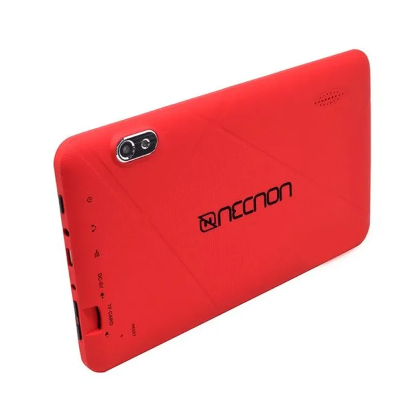 Tablet Necnon M002Q-2 - 7" - Allwinner A50 - 2GB - 16GB - Cámaras 2MP/5MP - Android - Rojo - NBTA2Q025M