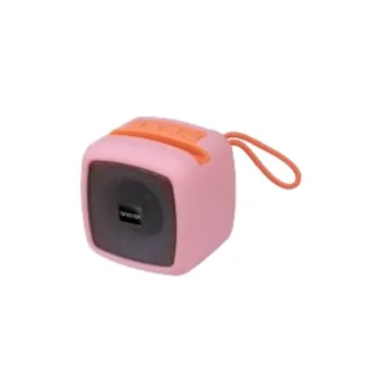 Bocina Portátil Necnon NB-09 - Inalámbrico - Bluetooth - Rosa - NBBSN904RG