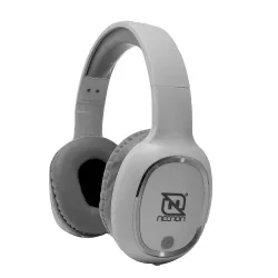 Audífonos Necnon NBH-04 PRO - 3.5mm - Bluetooth - Blanco con Plata - NBAB042100 Audífonos Necnon NBH-04 PRO - 3.5mm - Bluetooth - Blanco con Plata - NBAB042100