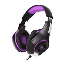 Diadema Gamer Necnon NBHG-VIPER - Alámbrica - Micrófono Retráctil - LED - Morado con Negro - NCAGVI13SI Diadema Gamer Necnon NBHG-VIPER - Alámbrica - Micrófono Retráctil - LED - Morado con Negro - NCAGVI13SI